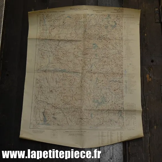 Carte de l'armée allemande, 1943 - 1944, serbie bulgarie. deutsche heereskarte nordwestbalkan (balkans) 