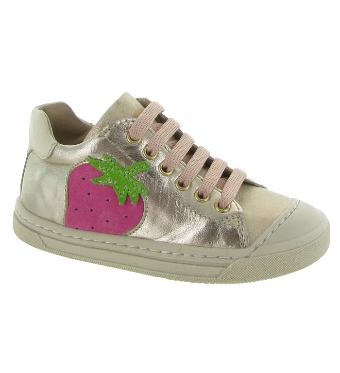 chaussures bebe du 18 au 27 -  - bebe fille - Cuir laminé - Bronze - Babybotte
