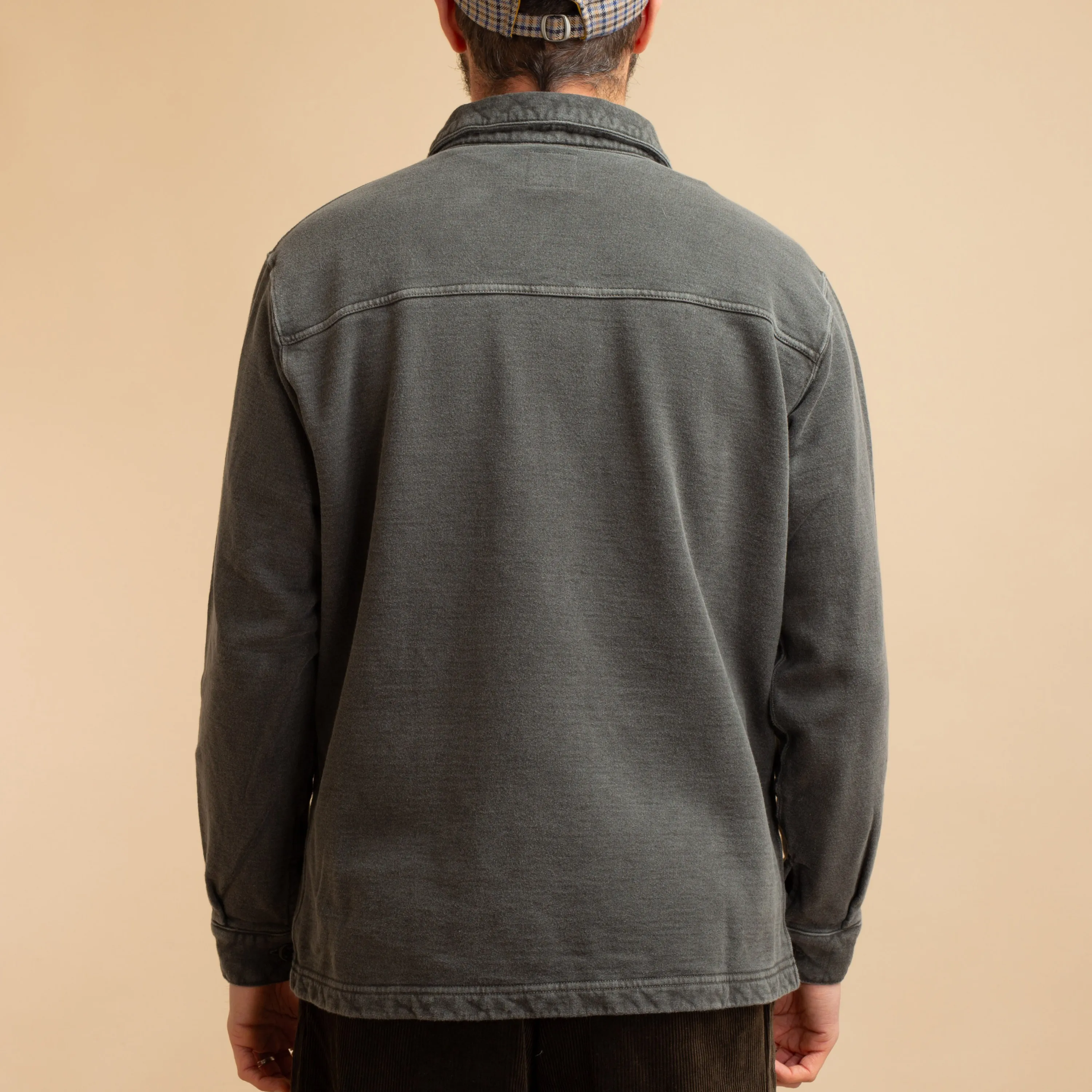 C.P.O. Sweat Jacket P-Black